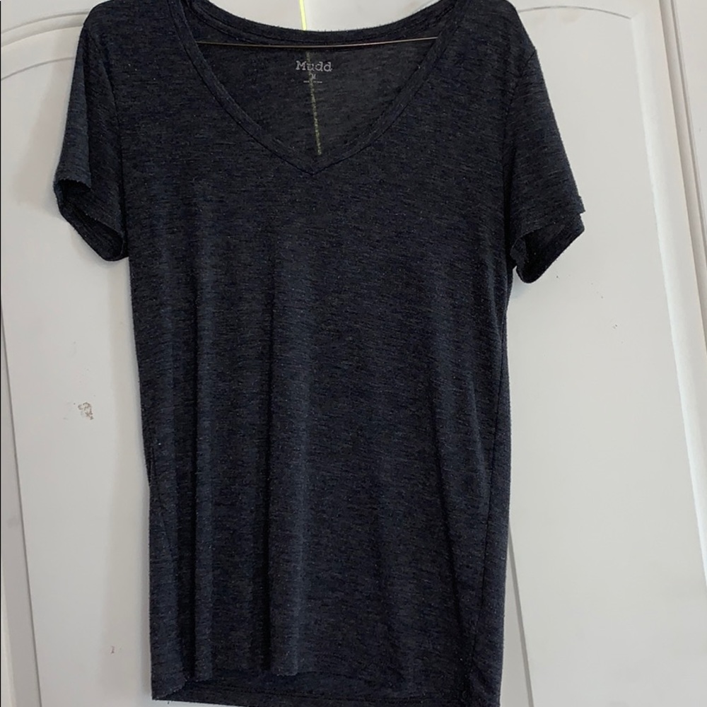 Gray V-Neck